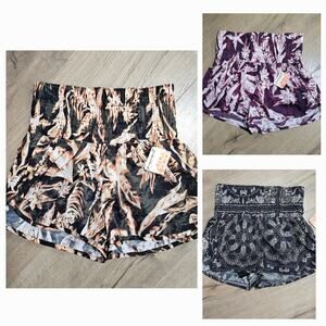 NWT Free People FP Movement The Way Home Shorts Bundle Athleisure Fitness S